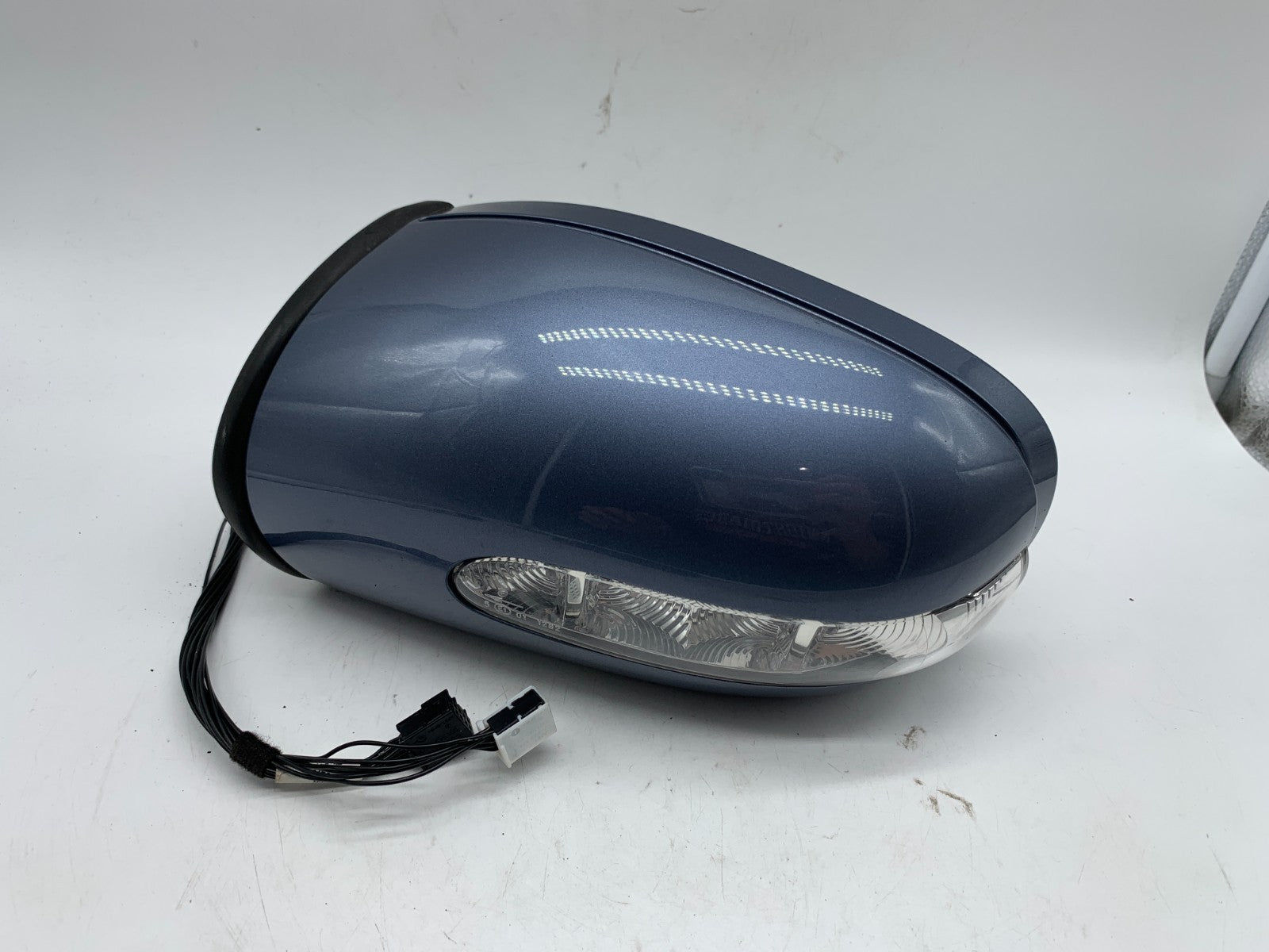 2003-2006 Mercedes E320 Driver Side View Power Door Mirror Blue OEM C03B61003