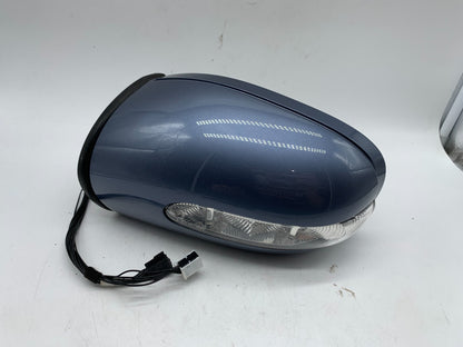 2003-2006 Mercedes E320 Driver Side View Power Door Mirror Blue OEM C03B61003