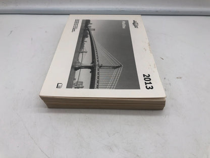 2013 Chevrolet Malibu Owners Manual OEM A03B35053