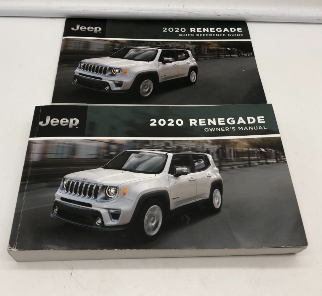 2020 Jeep Renegade Owners Manual Set OEM C01B53025