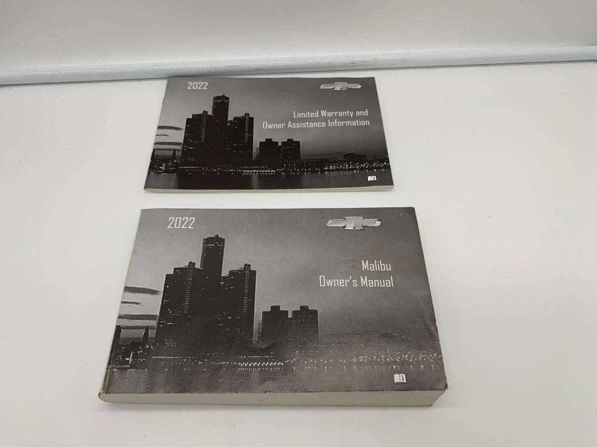 2022 Chevrolet Malibu Owners Manual Set OEM D03B10009
