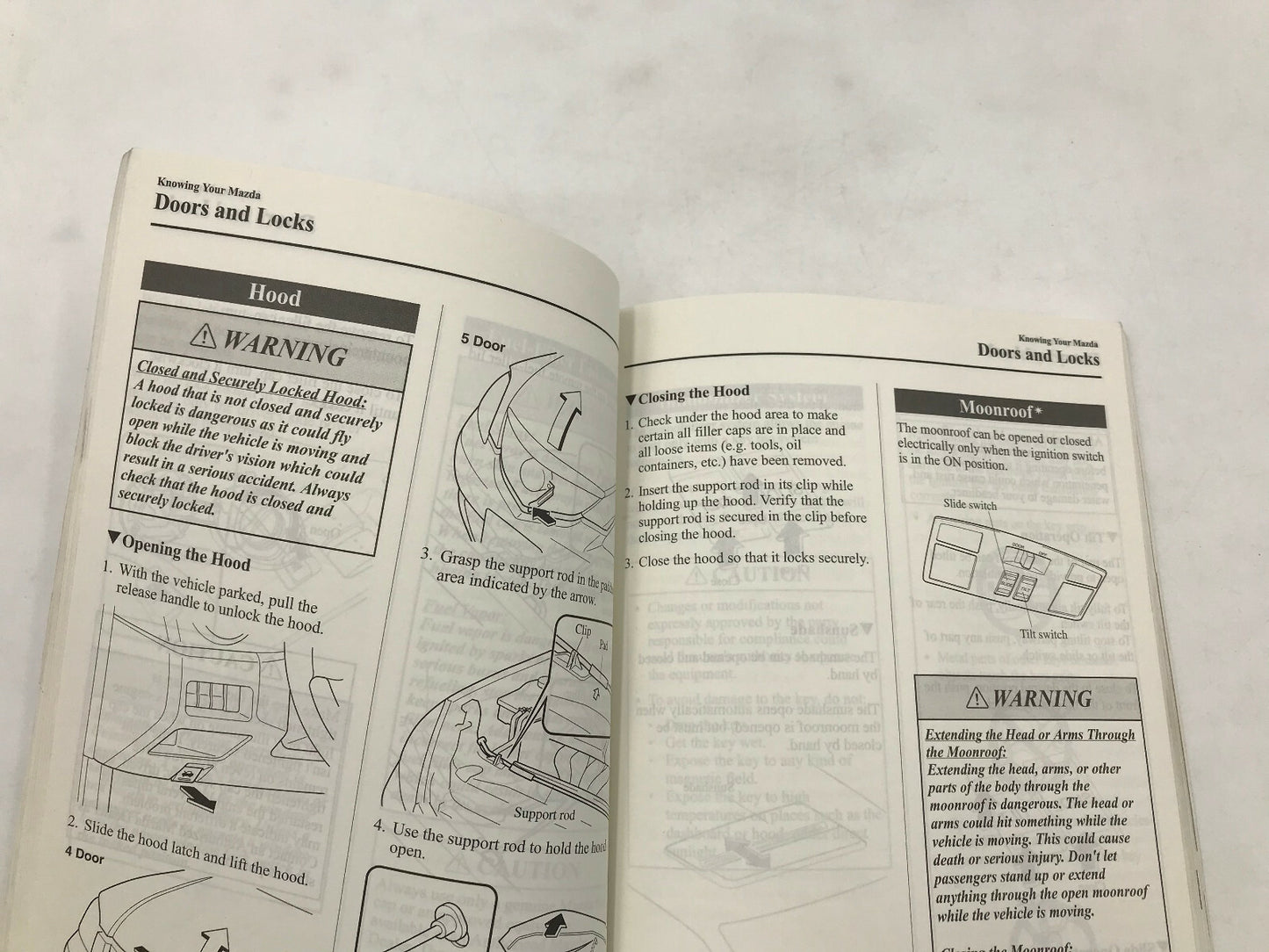 2005 Mazda 3 Owners Manual Set with Case OEM B01B48041