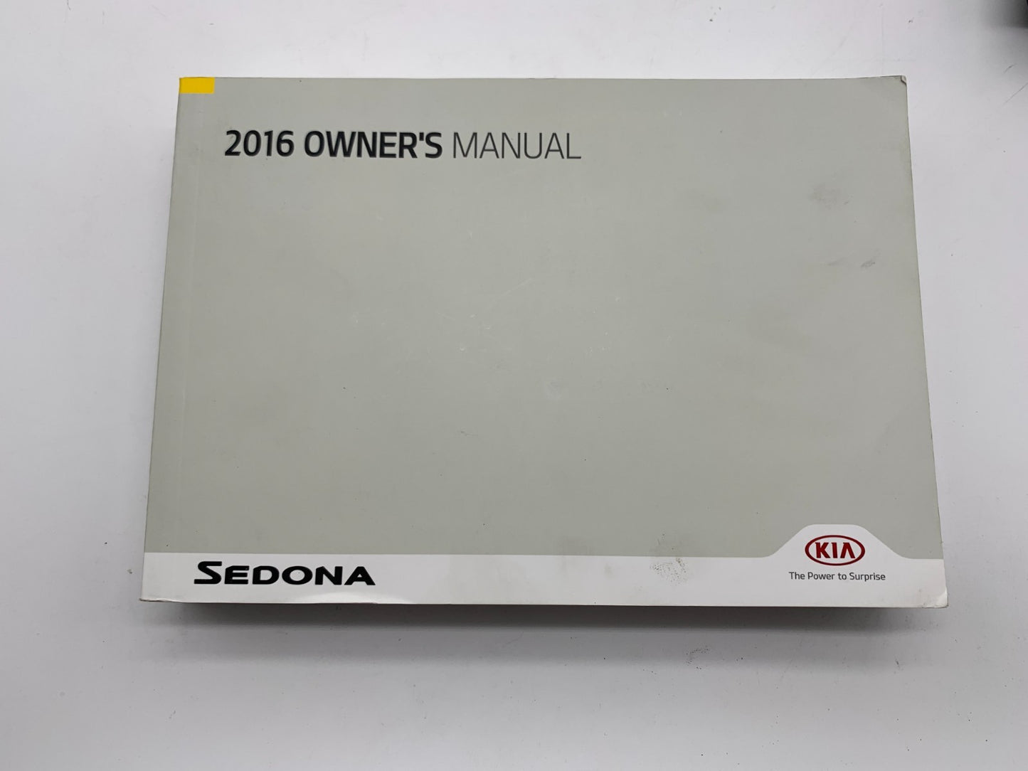 2016 Kia Sedona Owners Manual Set with Case OEM