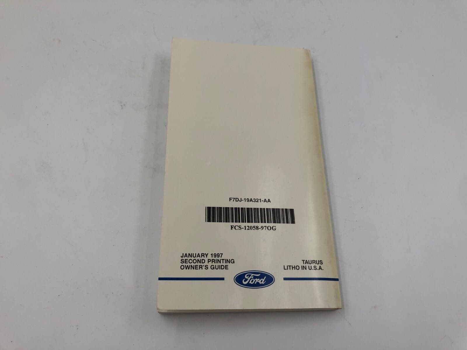 1998 Ford Taurus Owners Manual OEM C04B53068