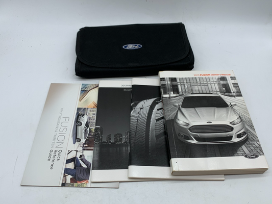 2013 Ford Fusion Owners Manual Set with Case OEM C03B28008