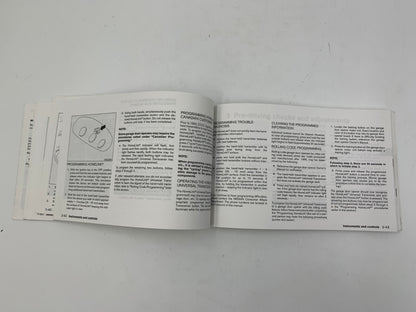 2005 Nissan Altima Owners Manual OEM D04B65006