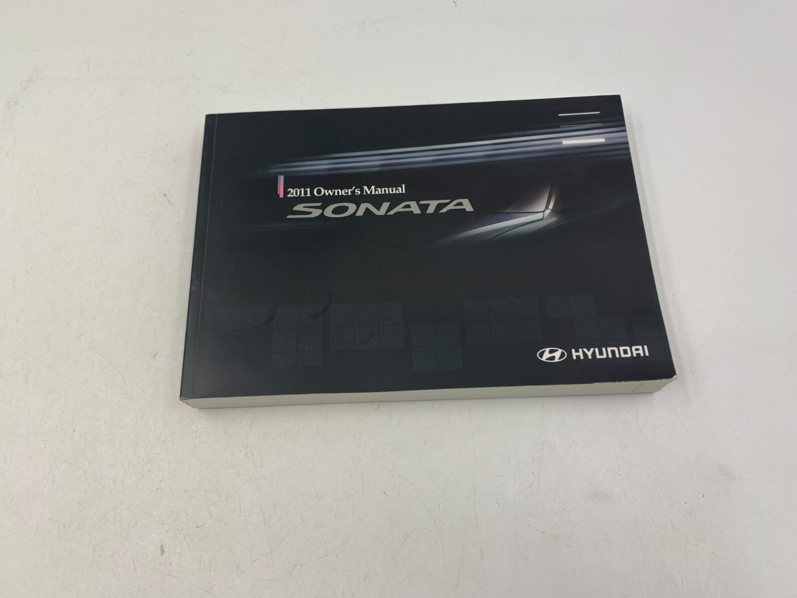 2011 Hyundai Sonata Owners Manual Set with Case OEM D04B60005