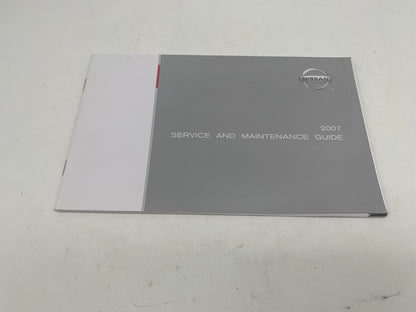2007 Nissan Altima Owners Manual Set with Case OEM C02B17093
