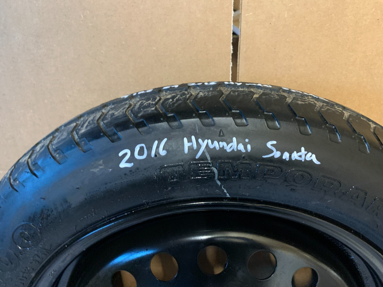 2015-2025 Hyundai Sonata 16" Spare Tire Wheel Compact Donut T125/80D16 Hankook