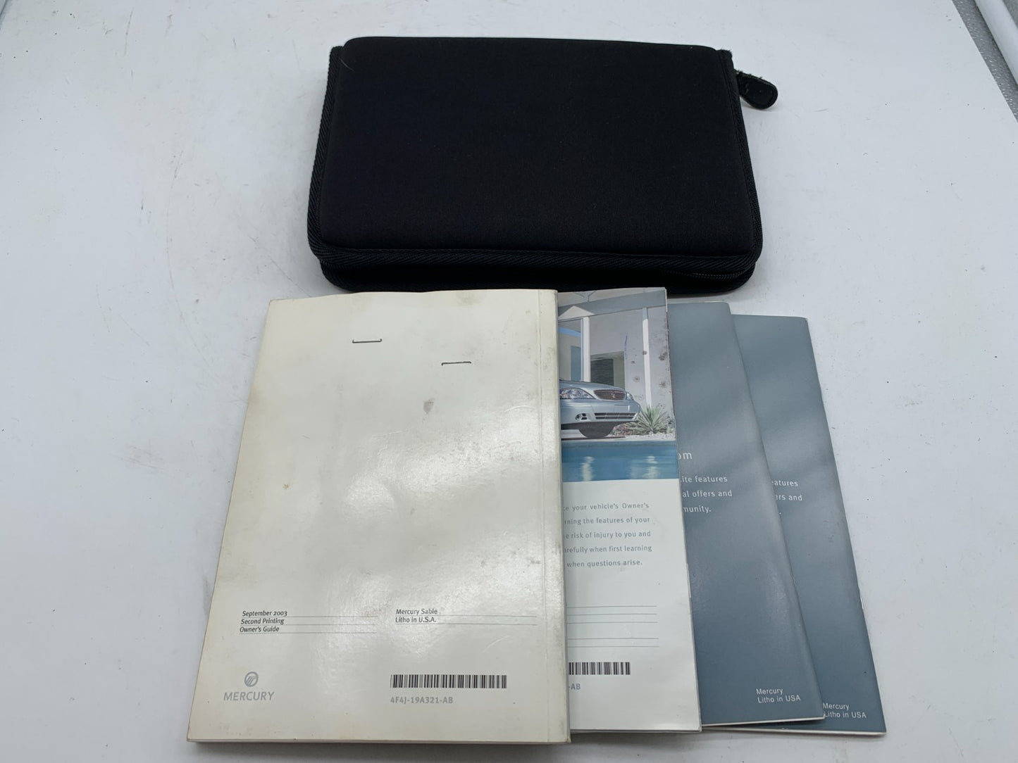 2004 Mercury Sable Owners Manual Set with Case OEM A02B48070