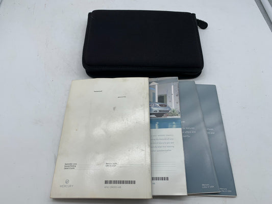 2004 Mercury Sable Owners Manual Set with Case OEM A02B48070