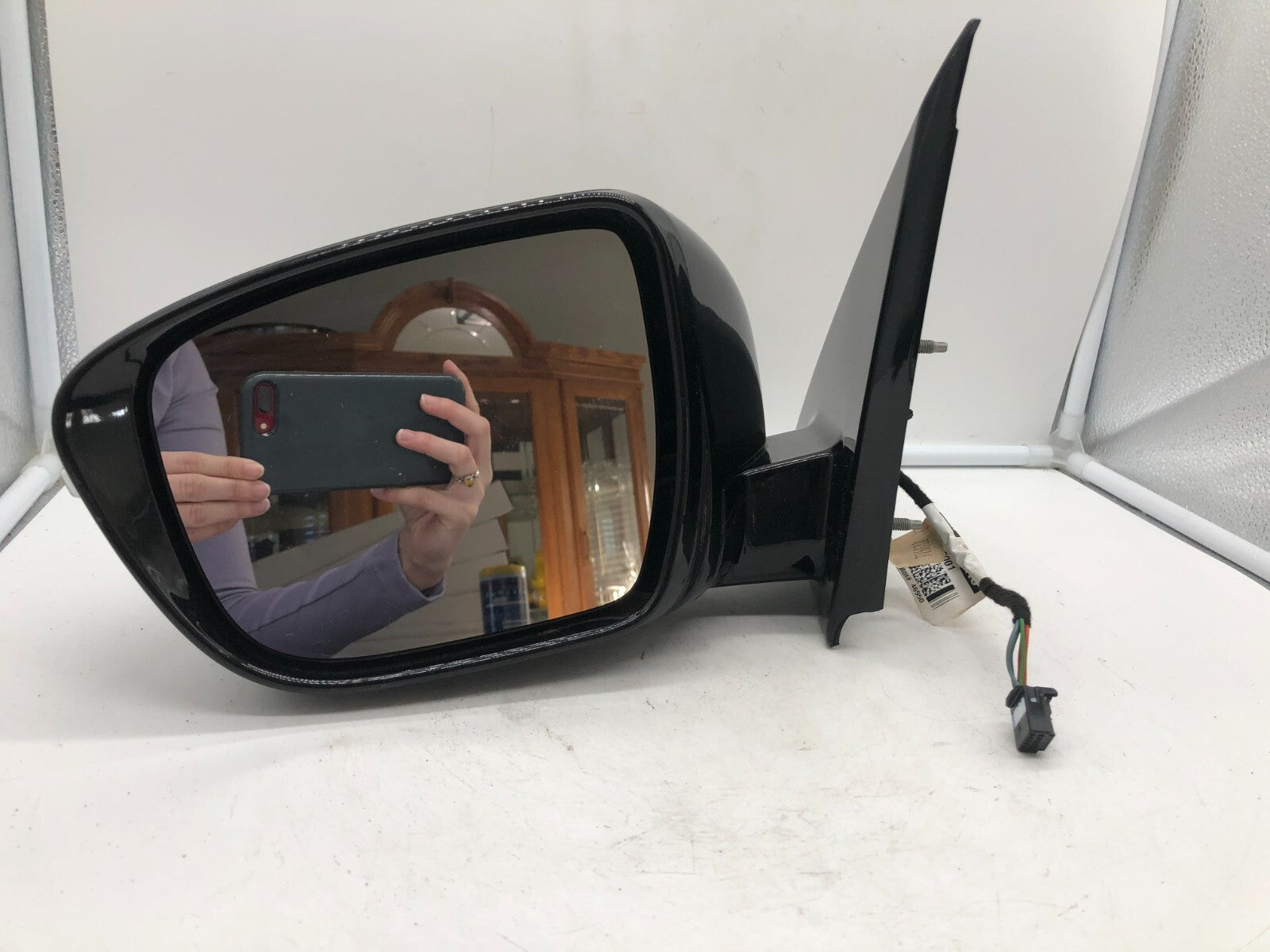 2017 Nissan Pathfinder Driver Side Power Door Mirror Gray OEM E03B35001