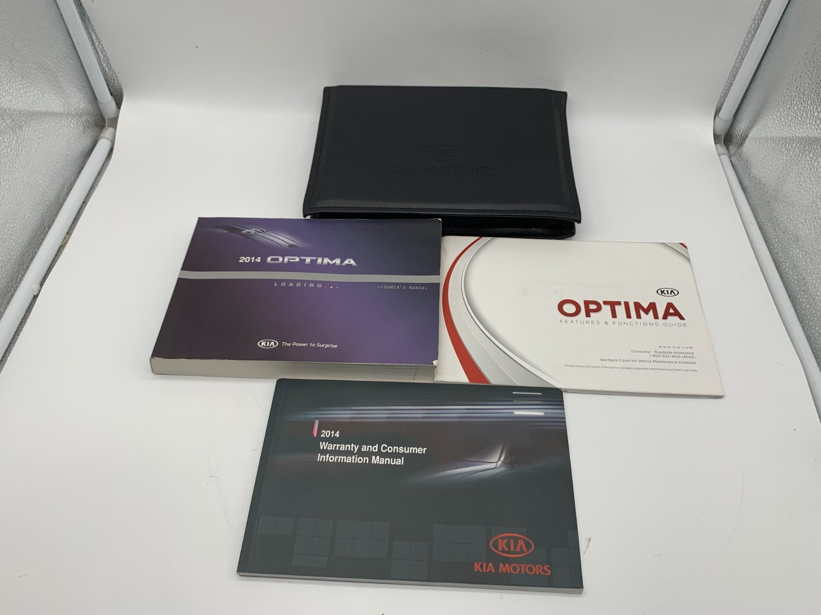 2014 Kia Optima Owners Manual Set with Case OEM B02B36049
