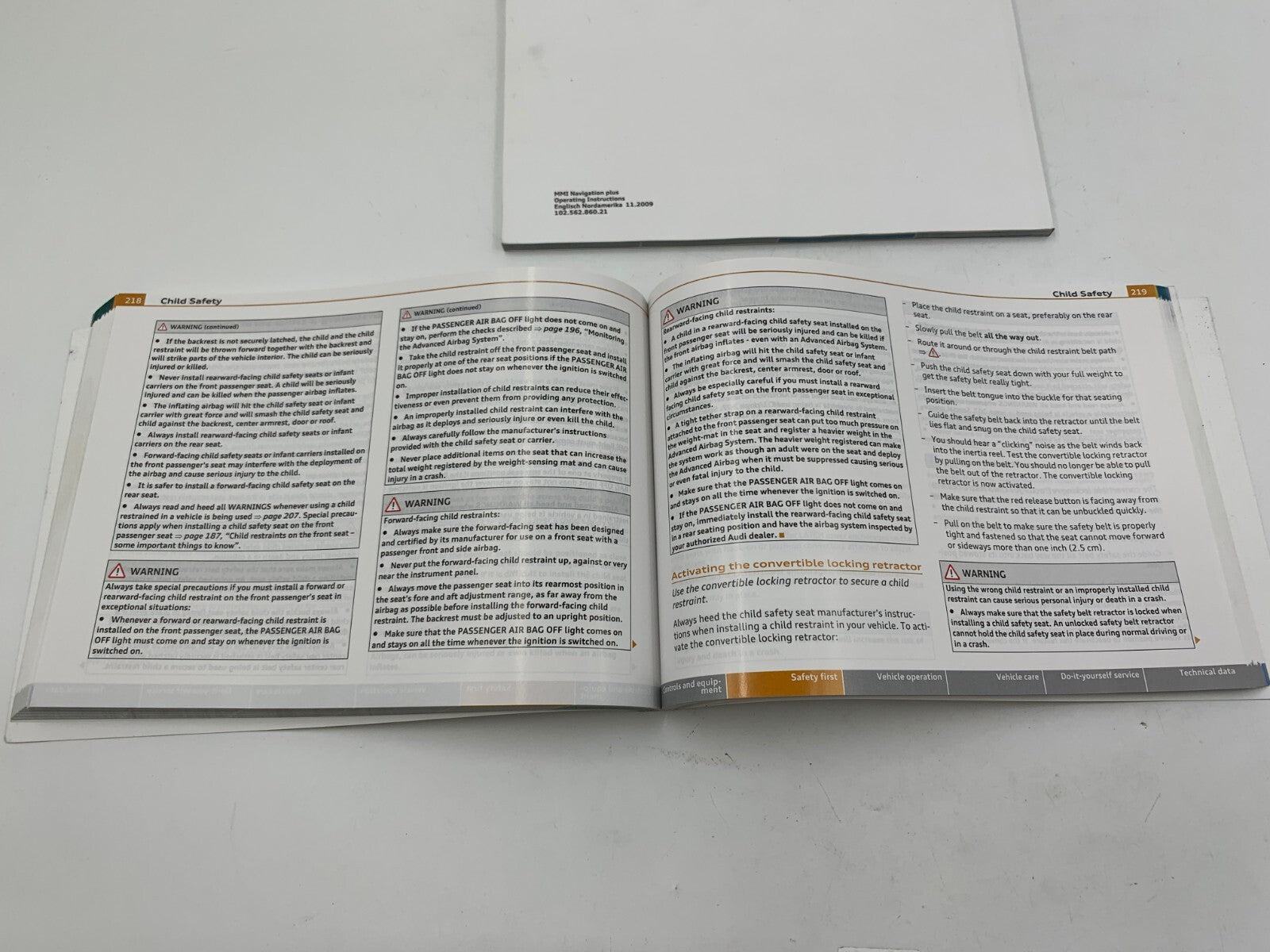 2010 Audi A4 Sedan Owners Manual Set with Case OEM D01B43006