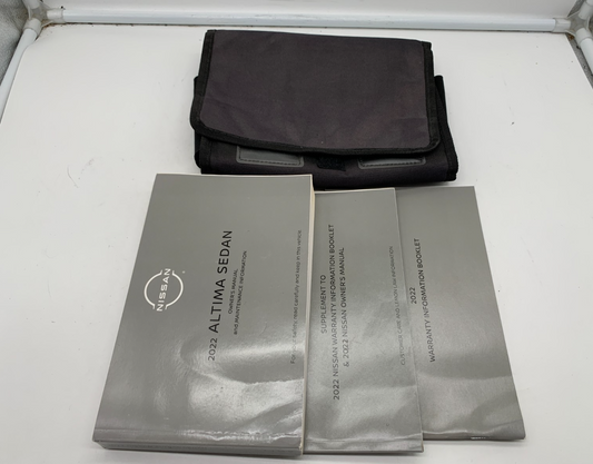 2022 Nissan Altima Sedan Owners Manual Set with Case OEM