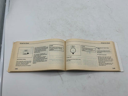 2001 Mazda 6 Owners Manual OEM R01B15011
