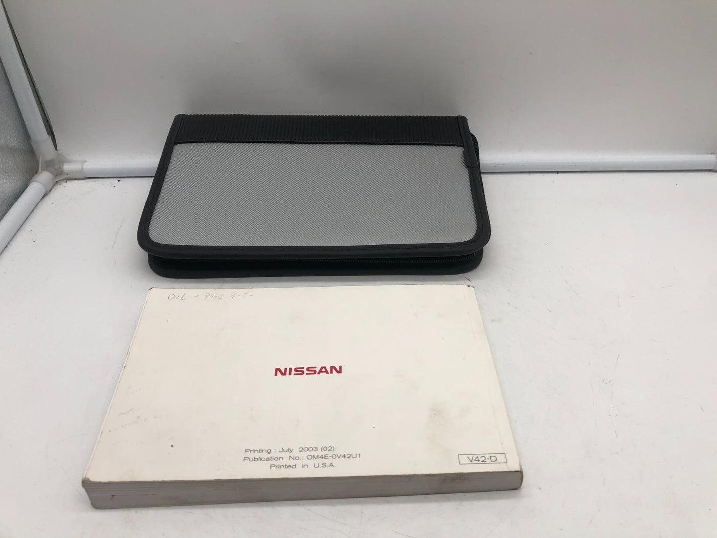 2004 Nissan Quest Owners Manual with Case OEM A01B06003
