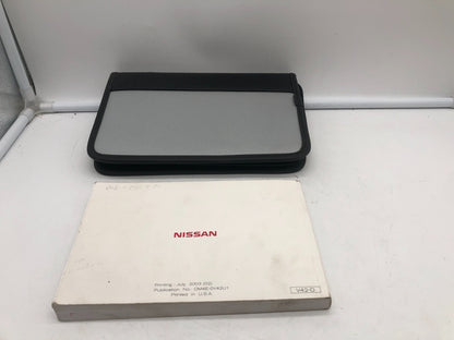 2004 Nissan Quest Owners Manual with Case OEM A01B06003