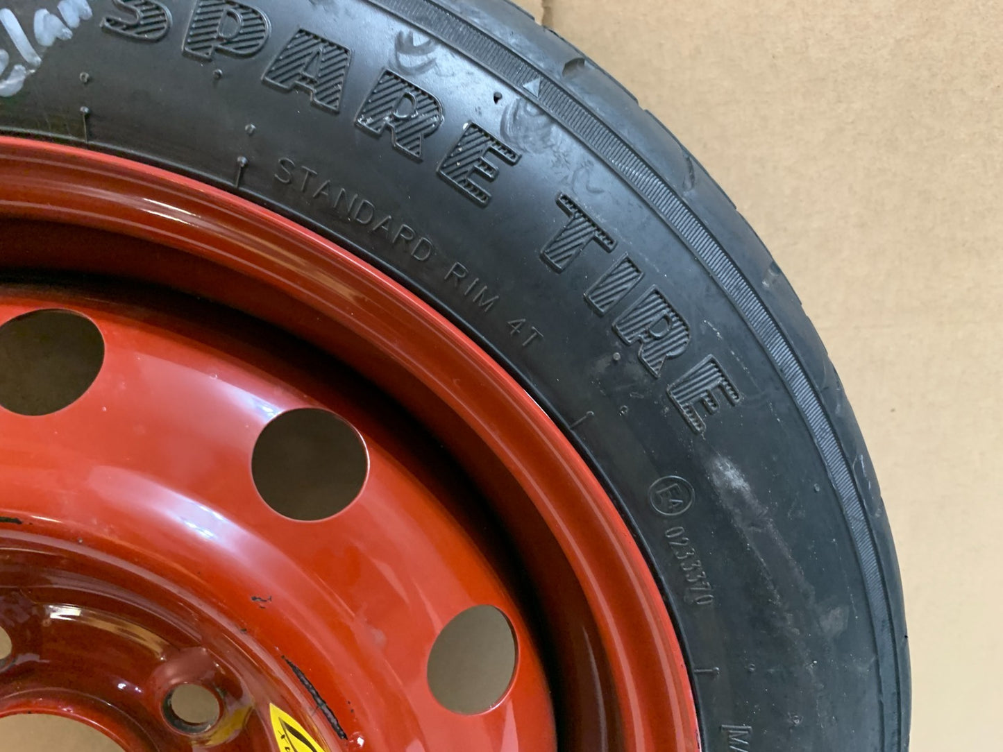 2013-2020 Hyundai Elantra 15" Spare Tire Compact Donut T125/80D15