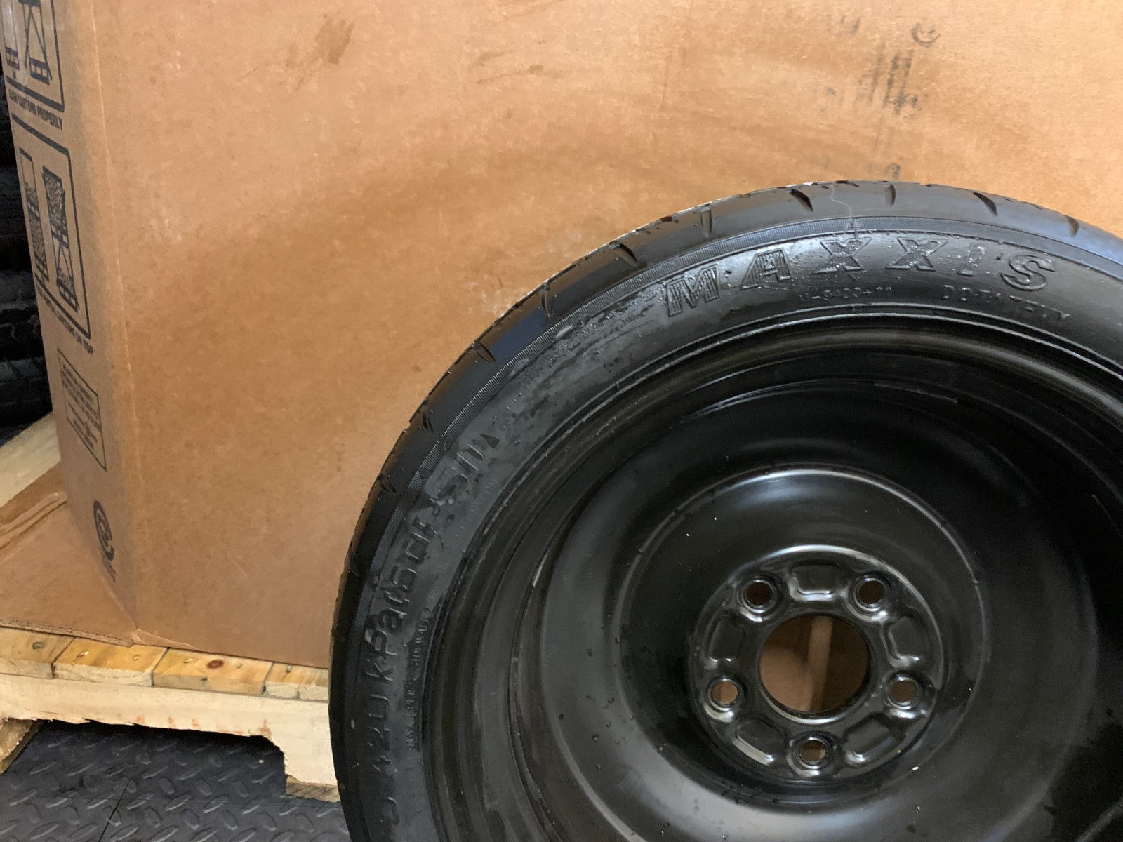 2015-2019 Nissan Sentra 16" Spare Tire Wheel Compact Donut T125/70D16 Maxxis