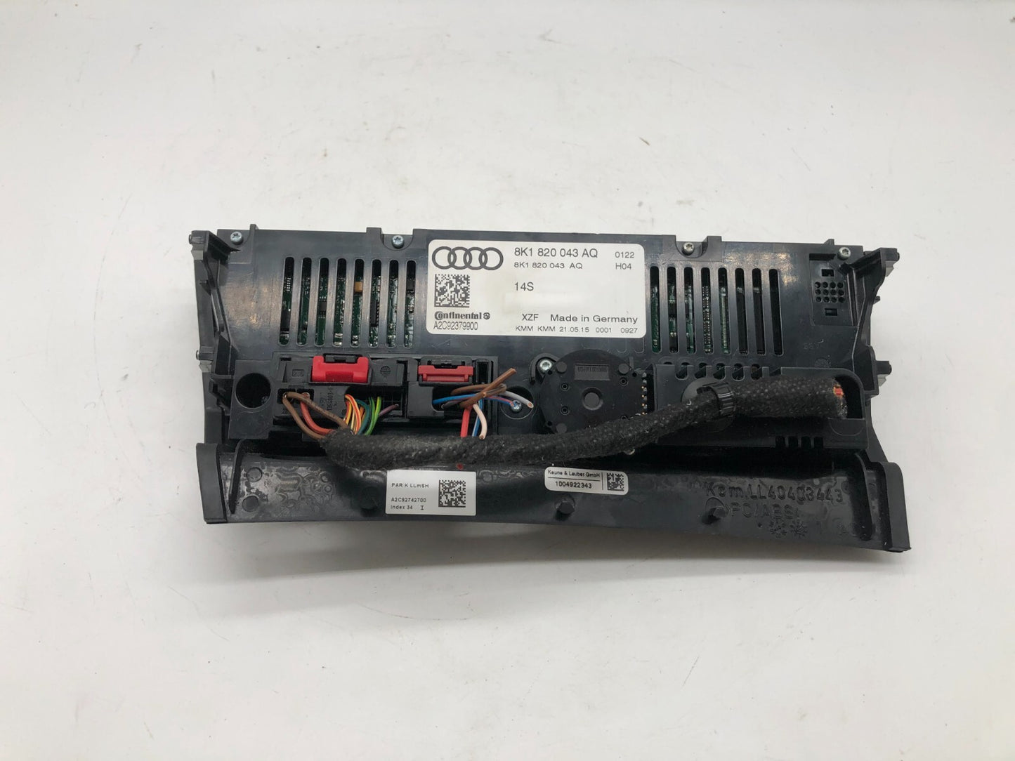 2014-2017 Audi A5 AC Heater Climate Control Unit OEM A01B26001