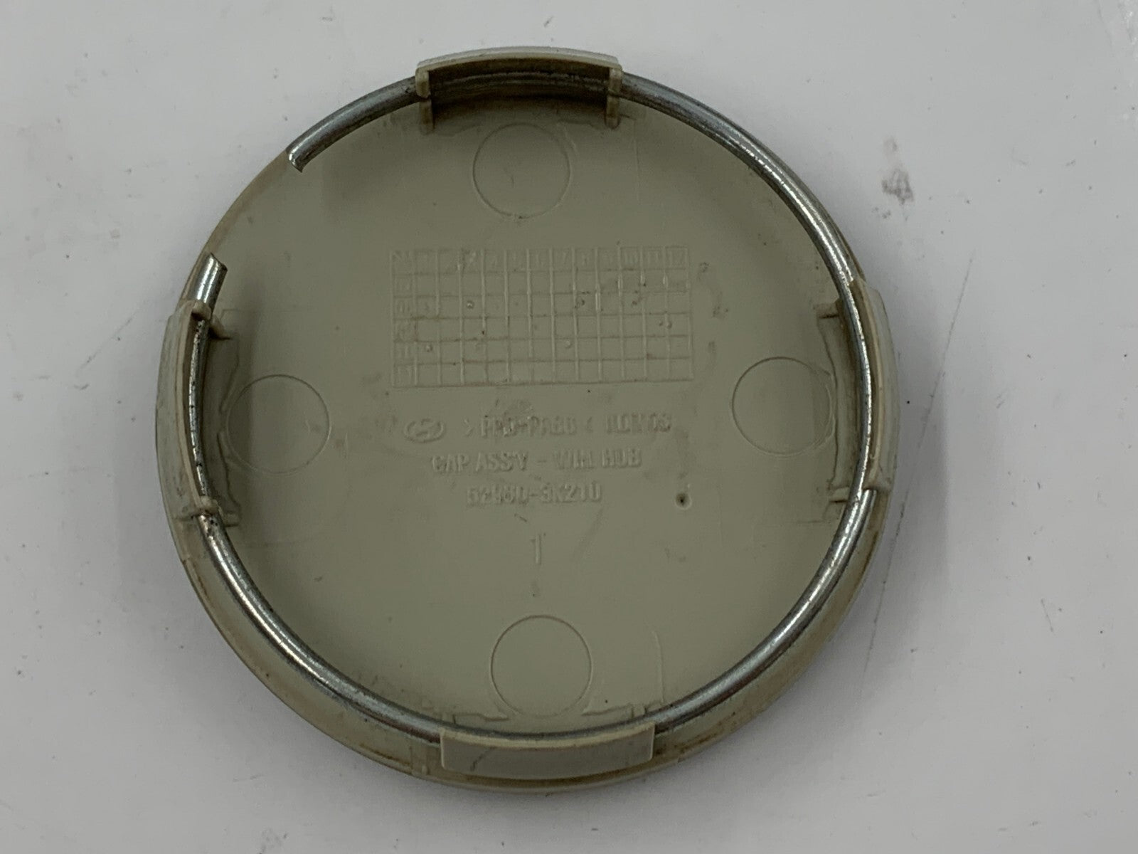 Hyundai Wheel Center Cap Set of 3 Black 2-1/4 inch OEM B01B05018