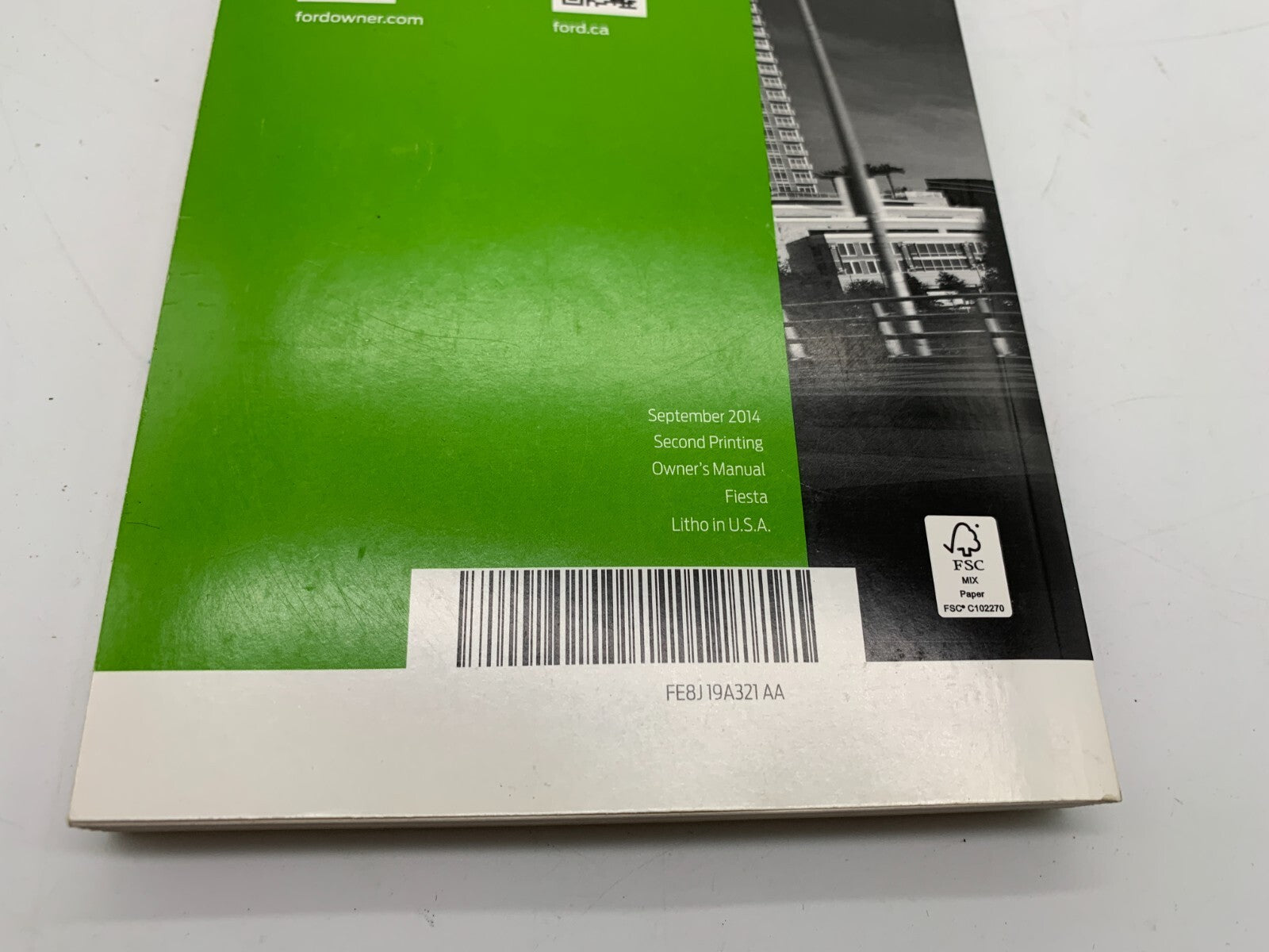 2015 Ford Fiesta Owners Manual Set with Case OEM E03B32010