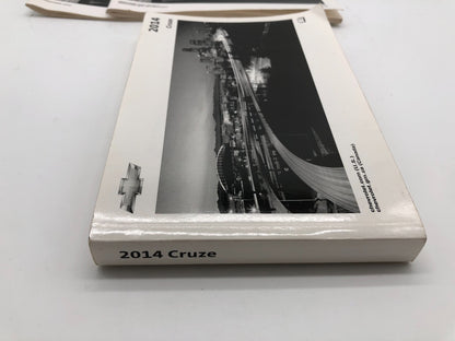 2014 Chevrolet Cruze Owners Manual Set OEM A04B50043