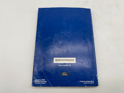 2005 Ford F-Series Super Duty Owners Manual Set with Case OEM A04B28007