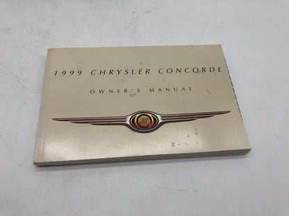 1999 Chrysler Concorde Owners Manual OEM A01B38008