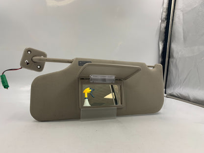 2010-2011 Ford Taurus Driver Side Sun Visor Sunvisor Gray Illuminated E03B63004