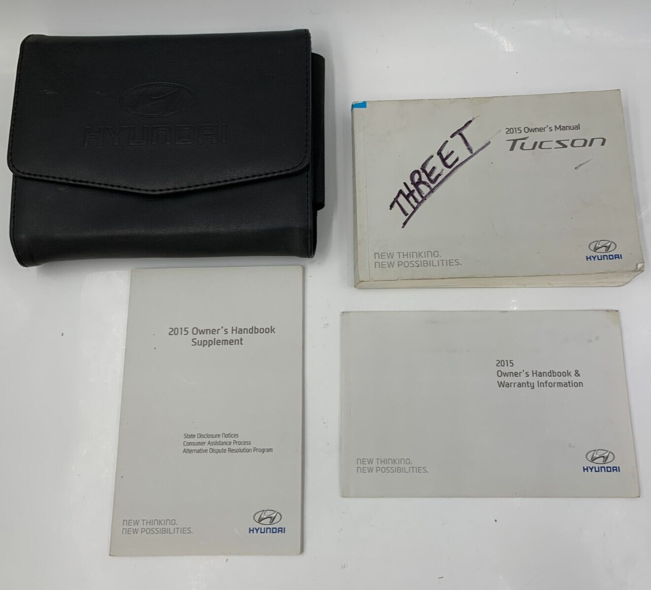 2015 Hyundai Tucson Owners Manual Set with Case OEM C02B55003