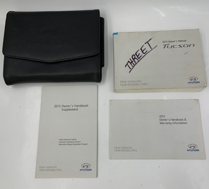 2015 Hyundai Tucson Owners Manual Set with Case OEM C02B55003