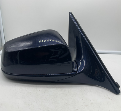 2009-2012 BMW 750i Passenger Side View Power Door Mirror Blue OEM A03B16002