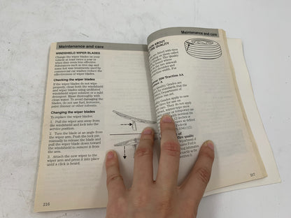 2001 Ford Focus Owners Manual OEM A04B27031