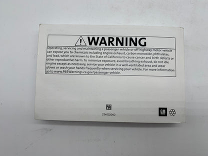 2019 Chevrolet Silverado 1500 Owners Manual Set with Case OEM C03B30094