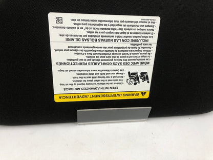 2013-2019 Ford Taurus Passenger Sun Visor Black Illuminated OEM C03B43003