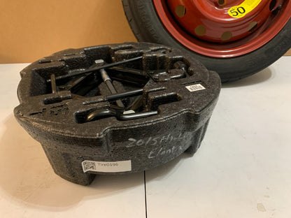 2013-2020 Hyundai Elantra 15" Spare Tire with Jack Kit Compact Donut T125/80D15