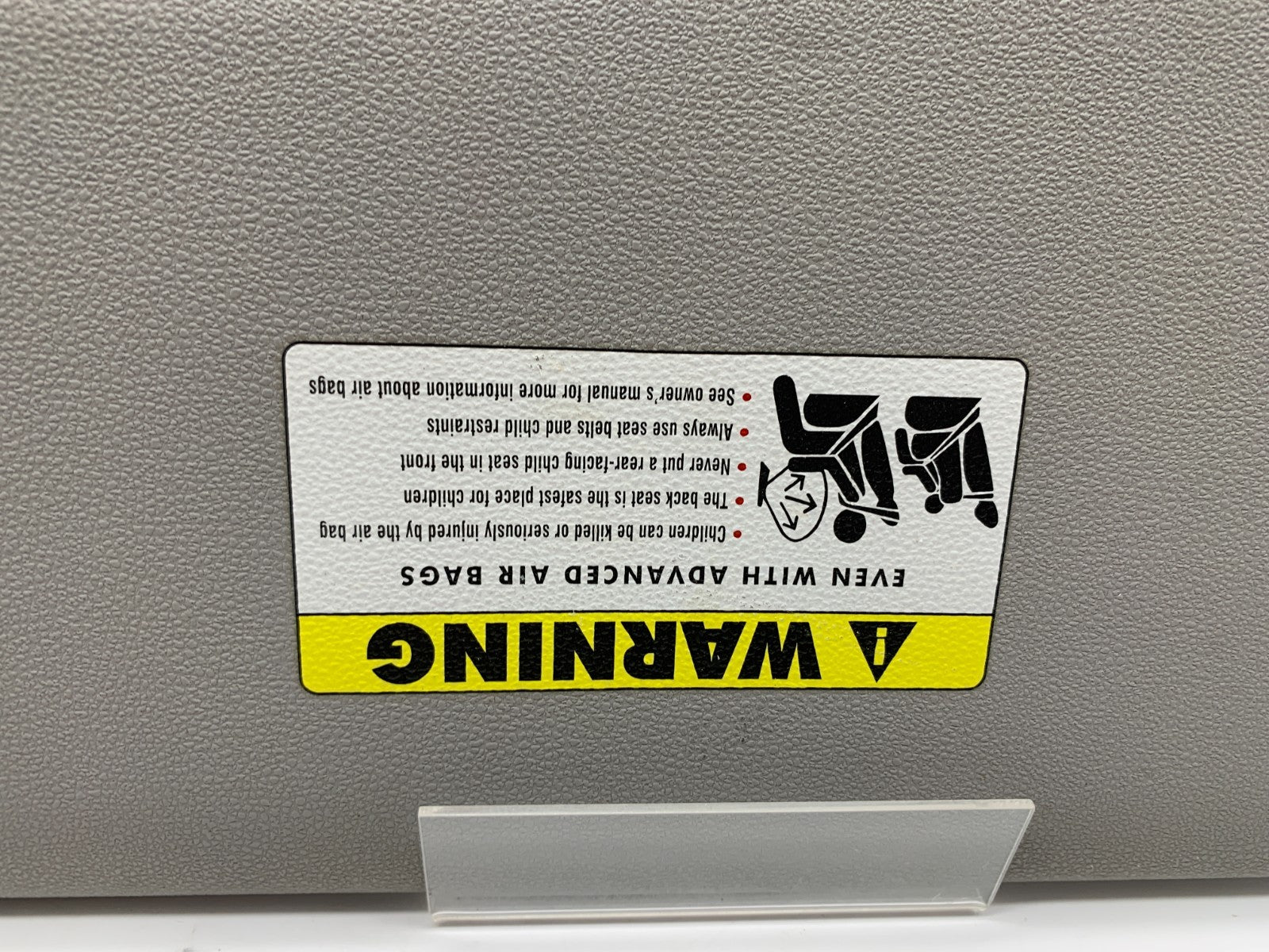 2005-2006 BMW X3 Passenger Sun Visor Gray Illuminated OEM C03B26035