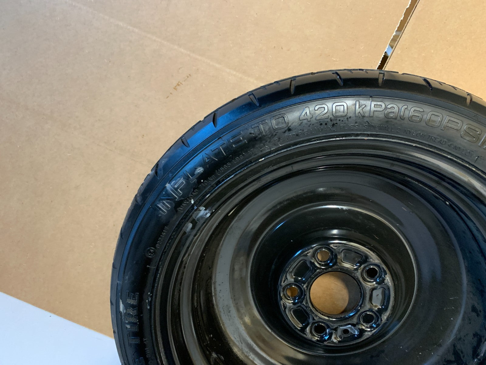 2015-2019 Nissan Sentra 16" Spare Tire Wheel Compact Donut T125/70D16 96M Maxxis