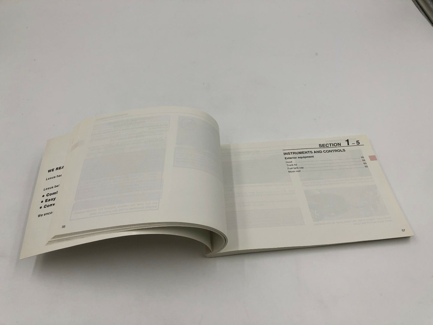 1999 Lexus ES300 ES 300 Owners Manual OEM D02B57005