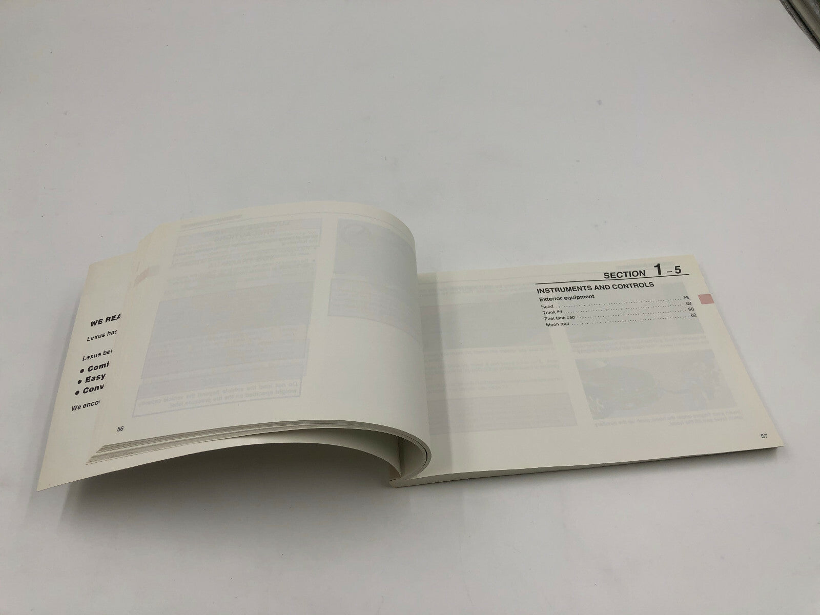 1999 Lexus ES300 ES 300 Owners Manual OEM D02B57005