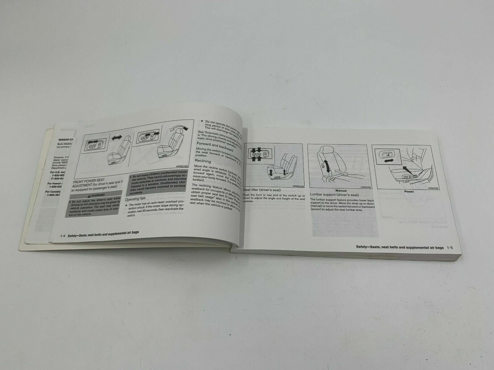 2004 Nissan Maxima Owners Manual OEM D02B25088