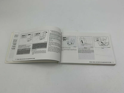 2004 Nissan Maxima Owners Manual OEM D02B25088