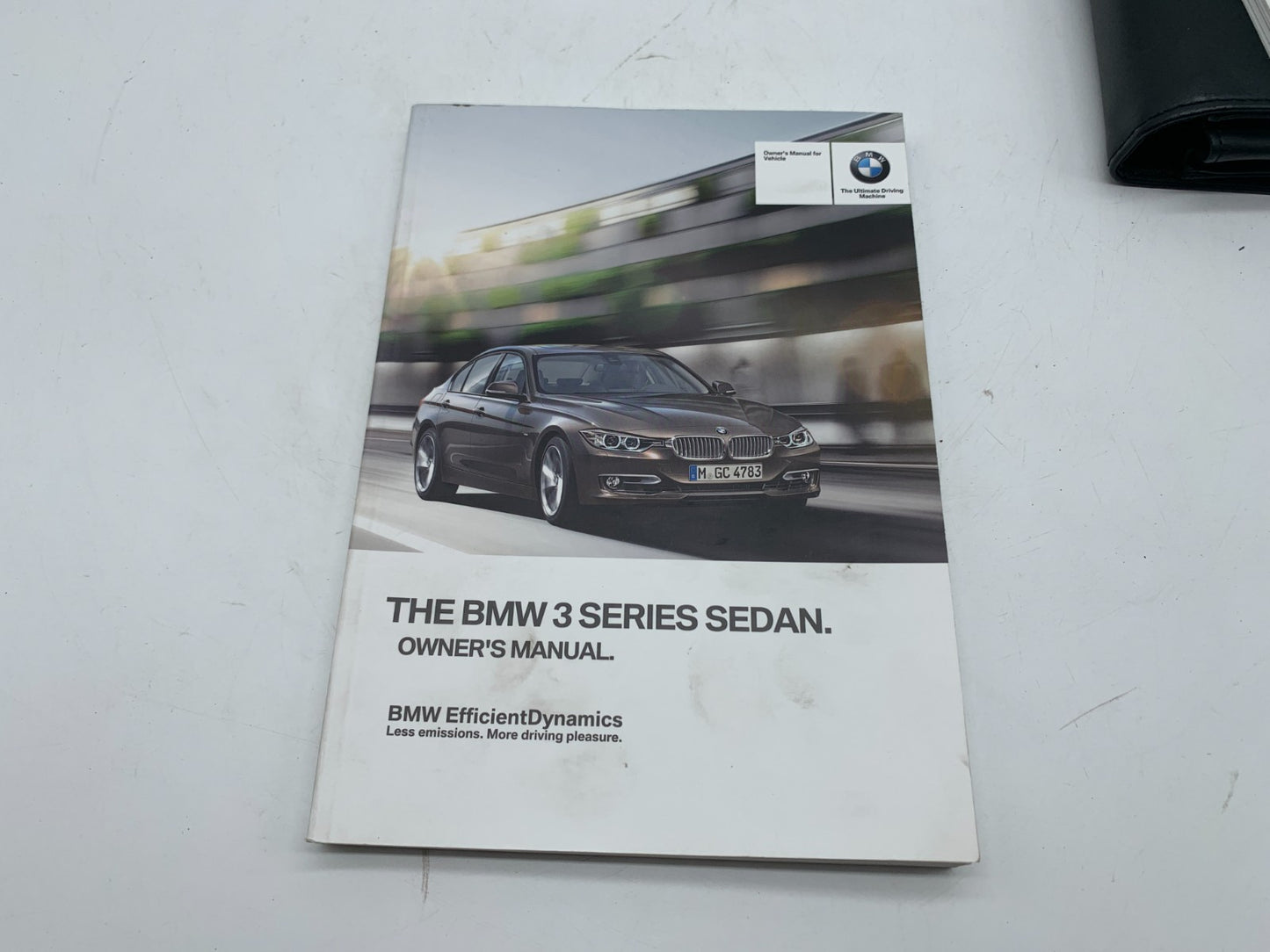 2013 BMW 3 Series Sedan Owners Manual Set with Case OEM D02B27007