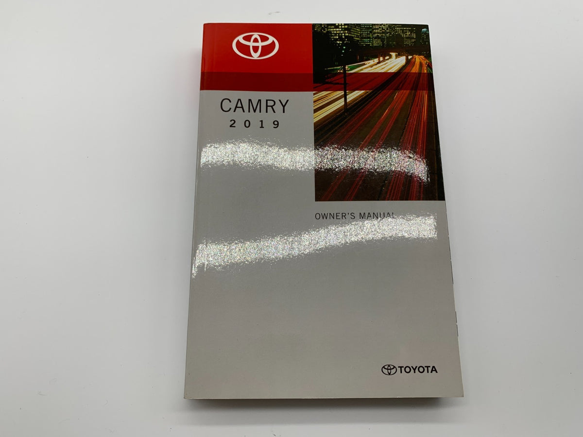 2019 Toyota Camry Owners Manual Set OEM C01B55076