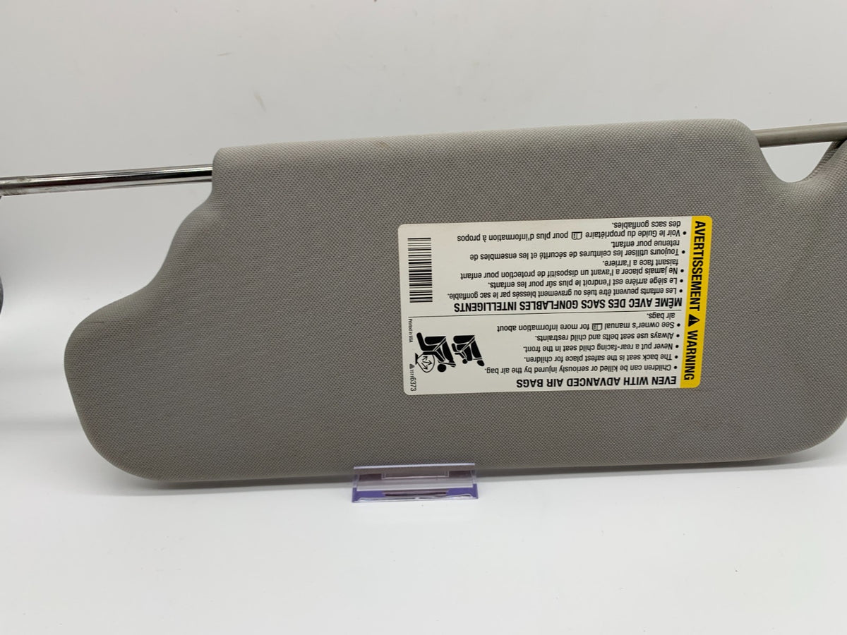 2016-2016 Chevrolet Impala Passenger Sun Visor Gray OEM B03B17014