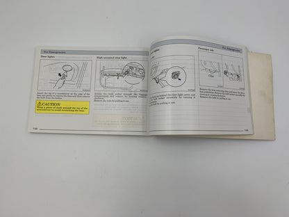 2001 Mitsubishi Diamante Owners Manual OEM