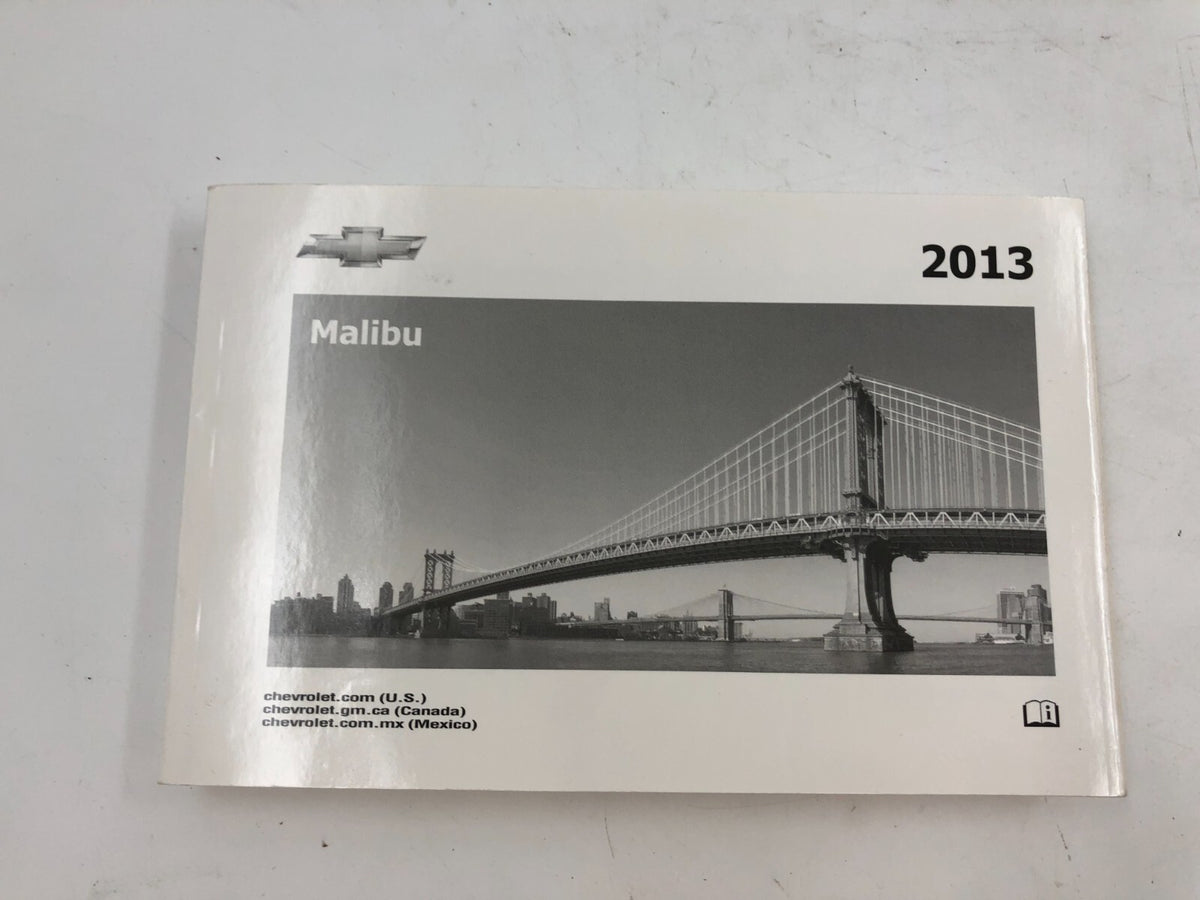 2013 Chevrolet Malibu Owners Manual Set OEM C03B54005