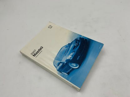 2007 Mazda 3 Owners Manual Set with Case OEM D03B58007